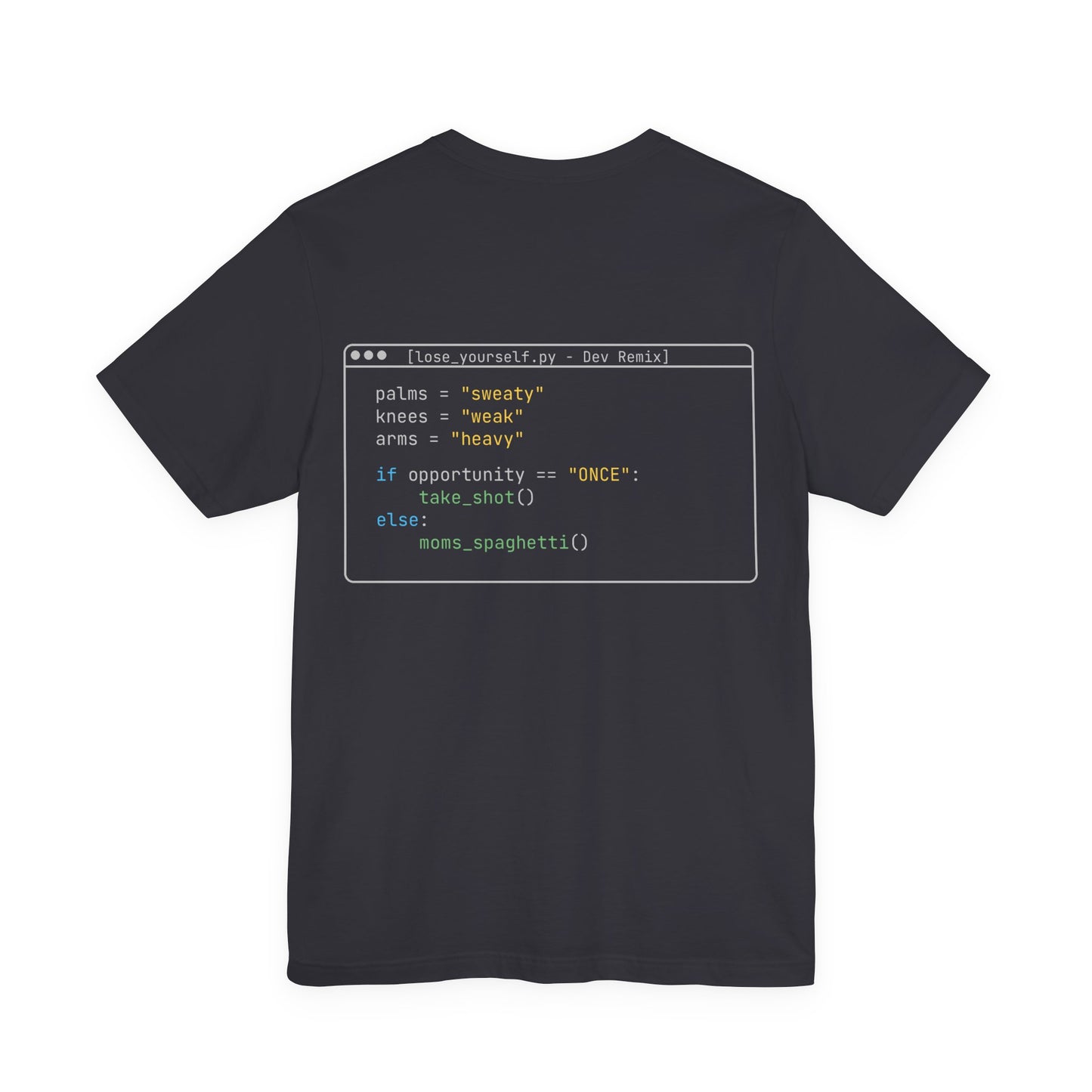 Lose Yourself – Dev Remix Code Shirt | Minimalist Coding Tee | Programmer Humor Shirt