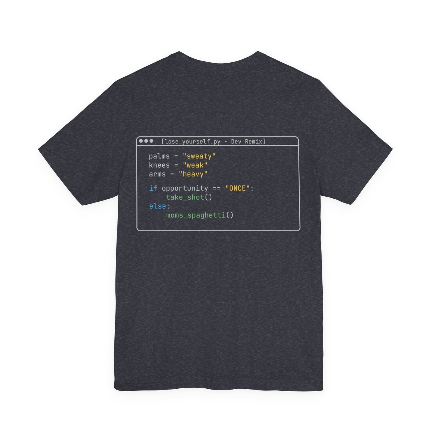 Lose Yourself – Dev Remix Code Shirt | Minimalist Coding Tee | Programmer Humor Shirt