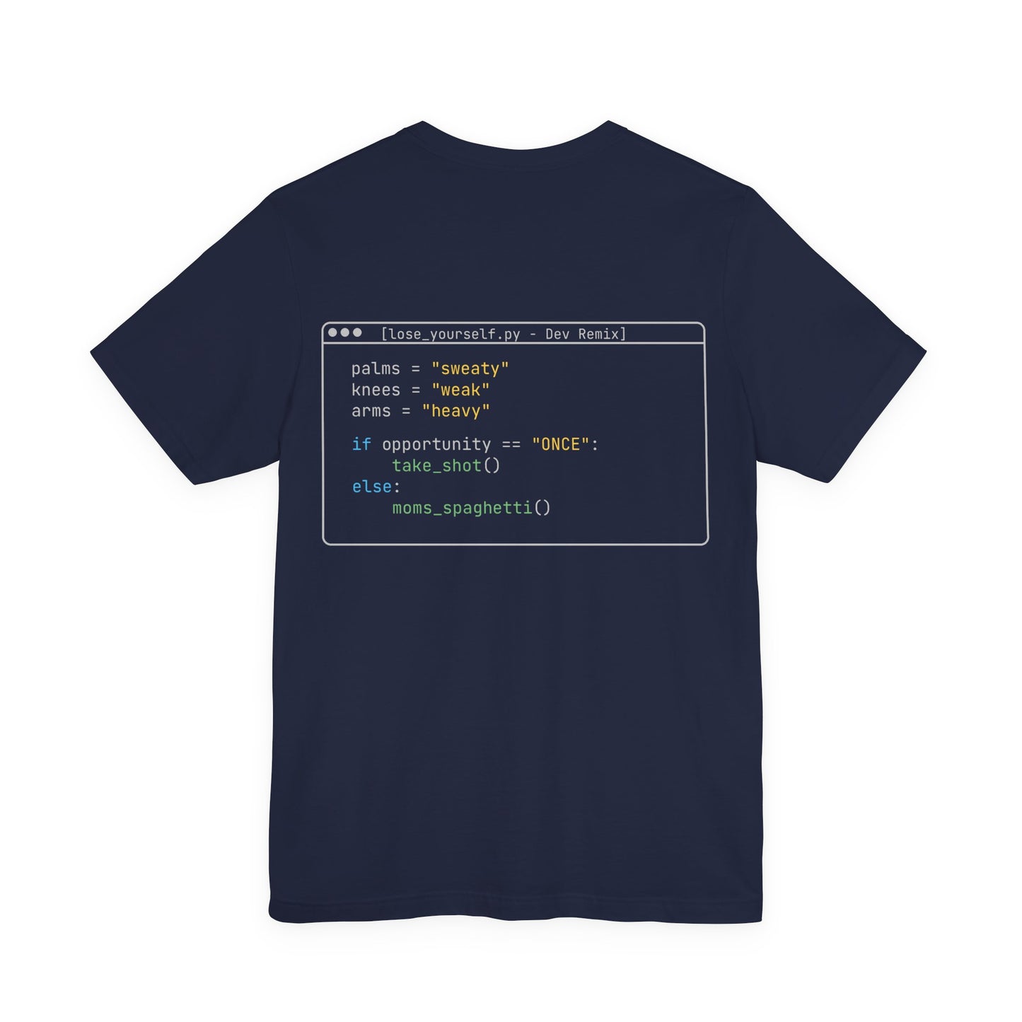 Lose Yourself – Dev Remix Code Shirt | Minimalist Coding Tee | Programmer Humor Shirt