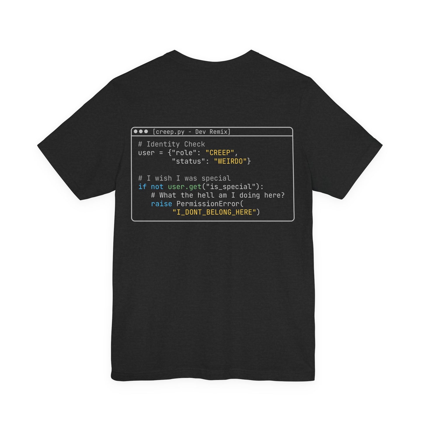 Creep Code Shirt | DevLoop Dev Remix Tee